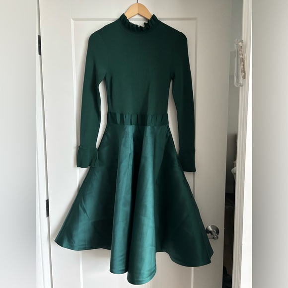 Ted Baker London Knitted Frill Full Skirt Dress - Picture 7 of 12